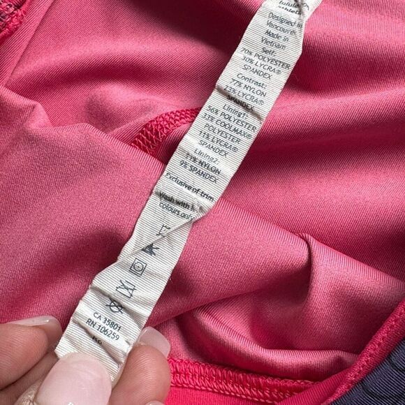 Lululemon Run Inspire Crop II Full-On Luxtreme Prisma Guava Lava Boom Juice 6 - Picture 8 of 9